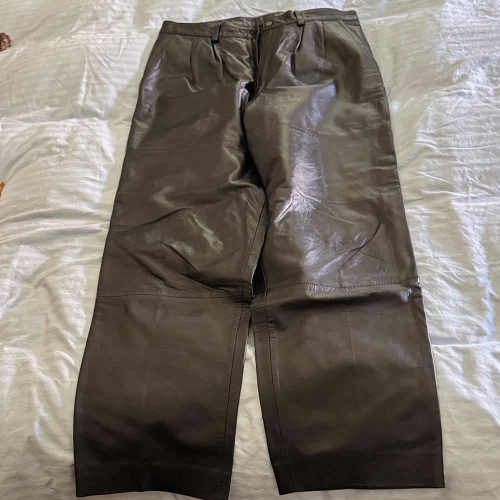 Leather Pants Womens
